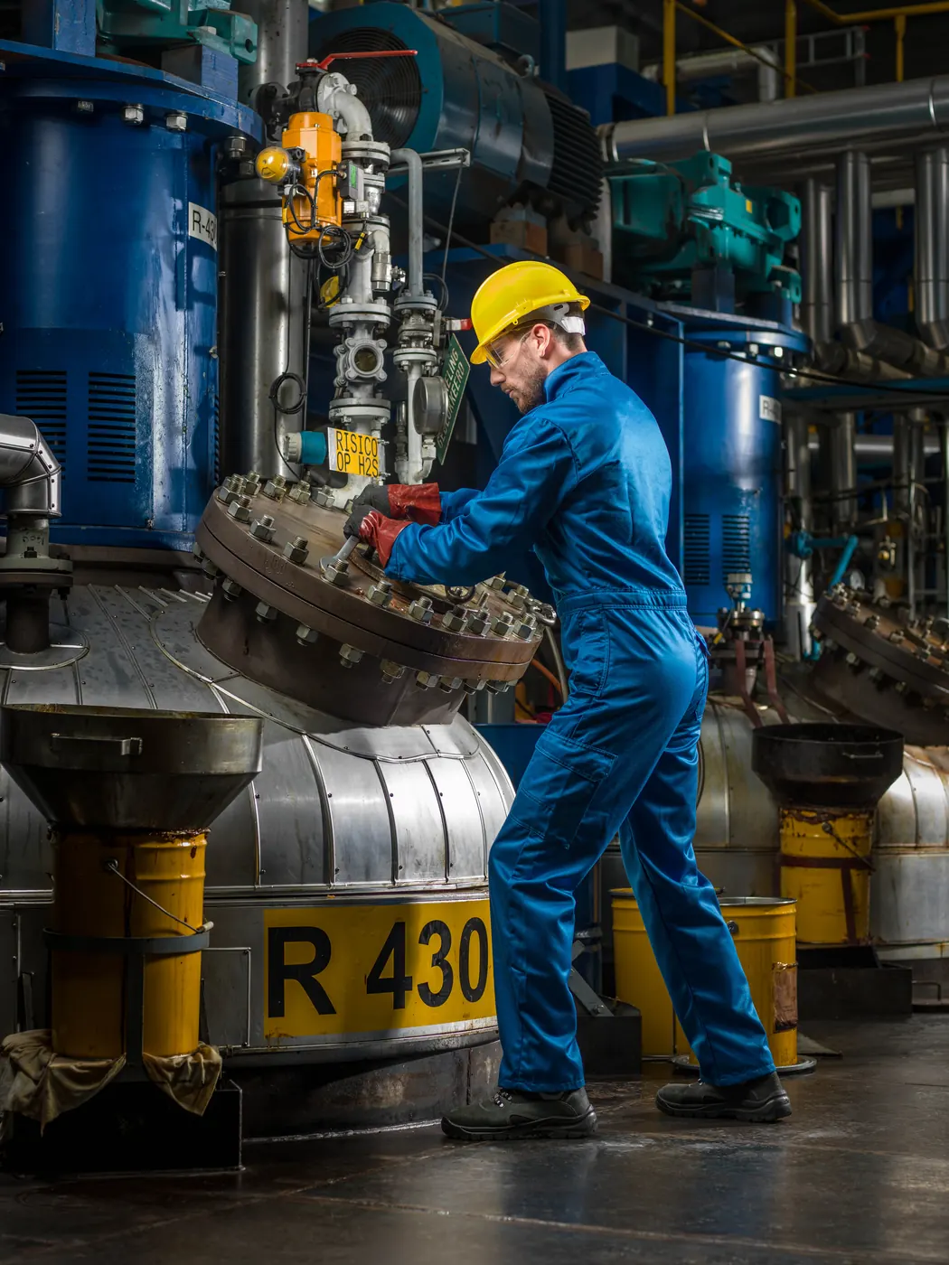 Tenue de protection en environnement industriel